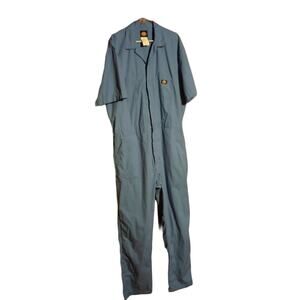 Dickies lightweight jumpsuit XL short sleeve 65 poly 35 cotton